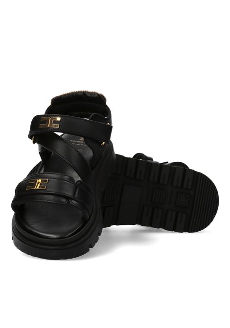 Sandali con logo ELISABETTA FRANCHI KIDS | F4A2-E05861733999